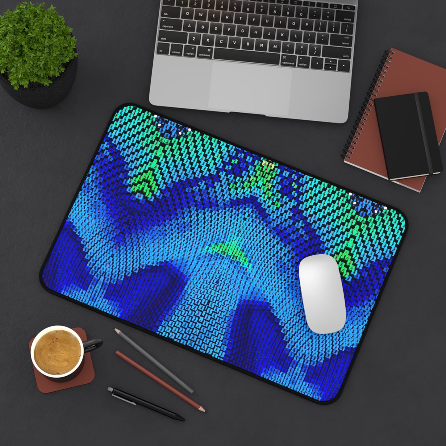 Stylish Desk Mat, Vibrant Office Accessory, Unique Gift for Gamers, Bohemian Decor, Eco-Friendly Desk Pad, Desk Accessories