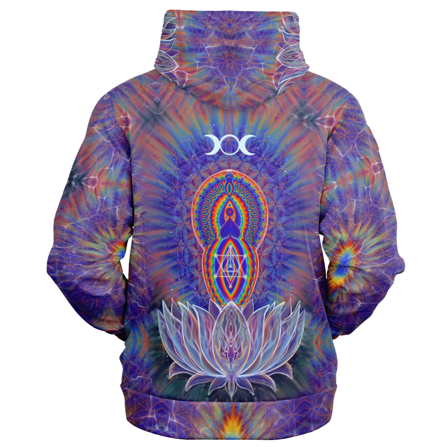 Goddess gathering 2024 Fashion Zip-Up Hoodie - AOP