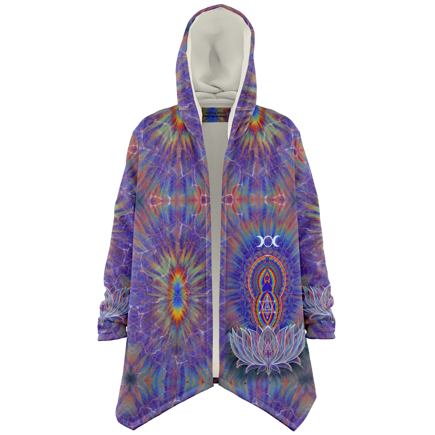 Gathering of goddesses Microfleece Cloak - AOP