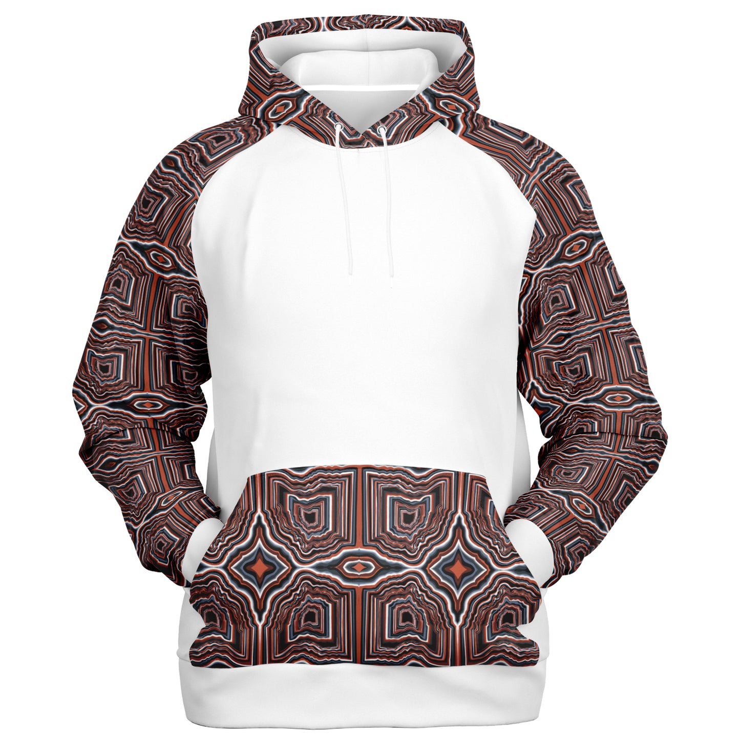 O-HIO Raglan Hoodie Solid - AOP