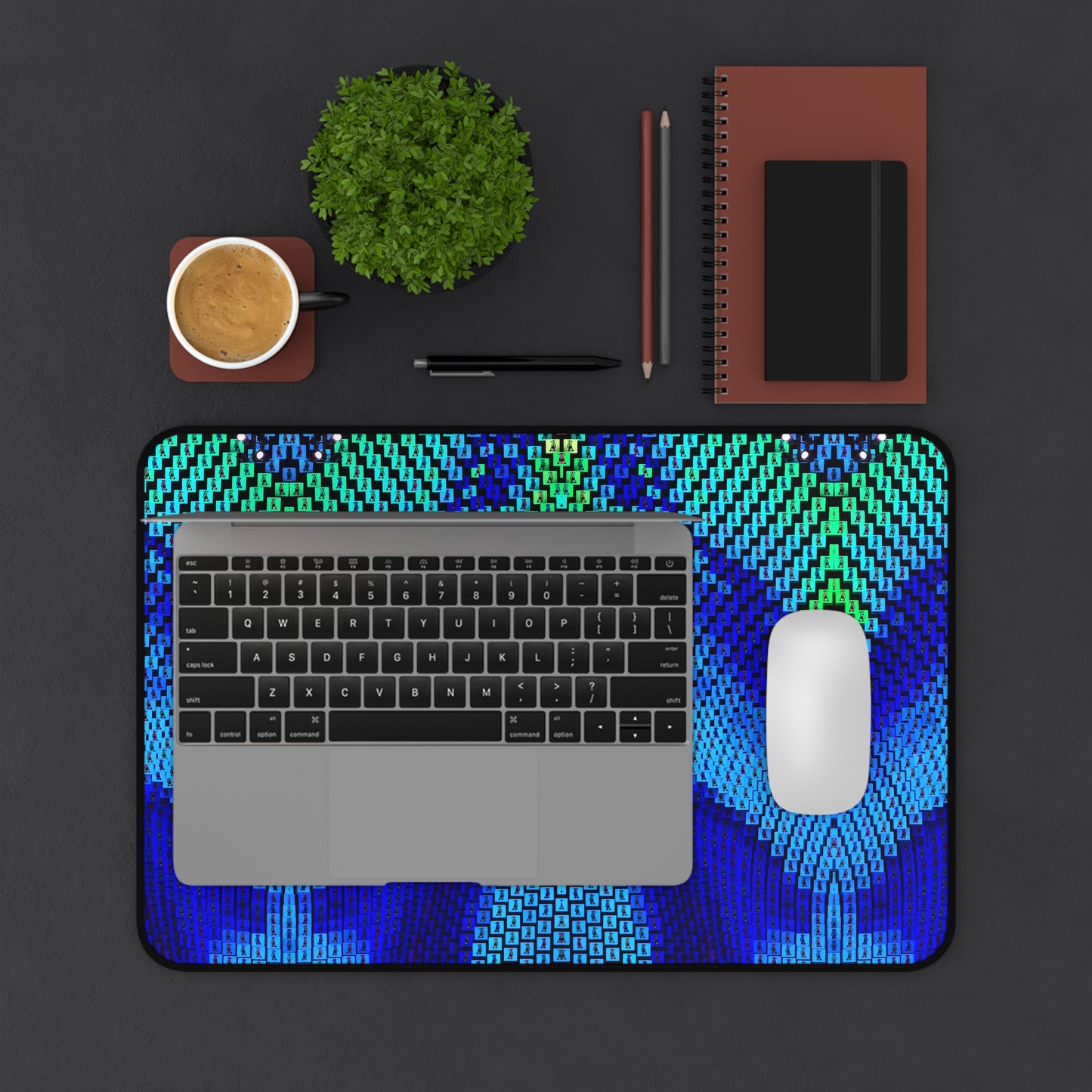 Stylish Desk Mat, Vibrant Office Accessory, Unique Gift for Gamers, Bohemian Decor, Eco-Friendly Desk Pad, Desk Accessories