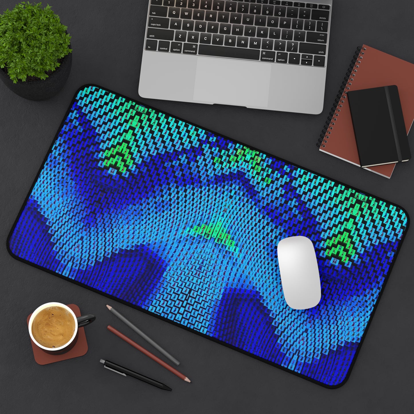 Stylish Desk Mat, Vibrant Office Accessory, Unique Gift for Gamers, Bohemian Decor, Eco-Friendly Desk Pad, Desk Accessories
