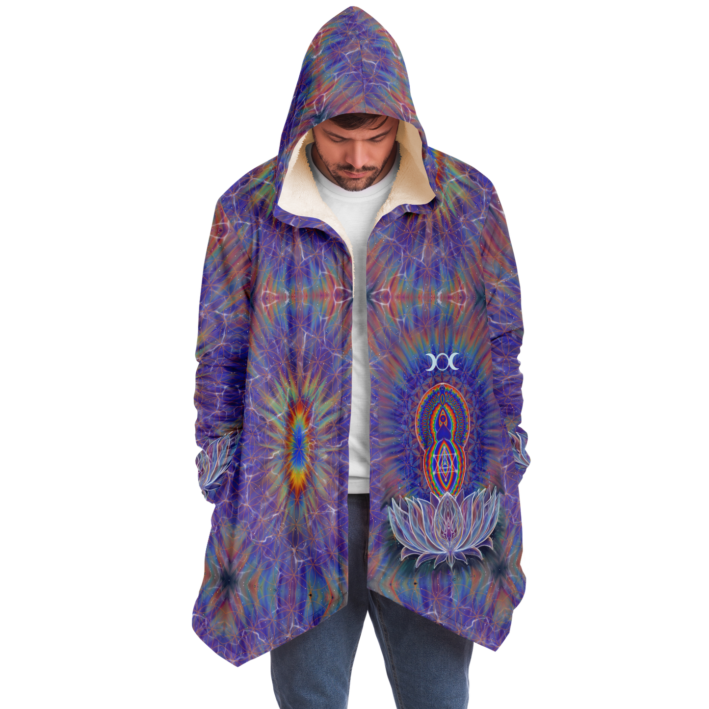 Gathering of goddesses Microfleece Cloak - AOP