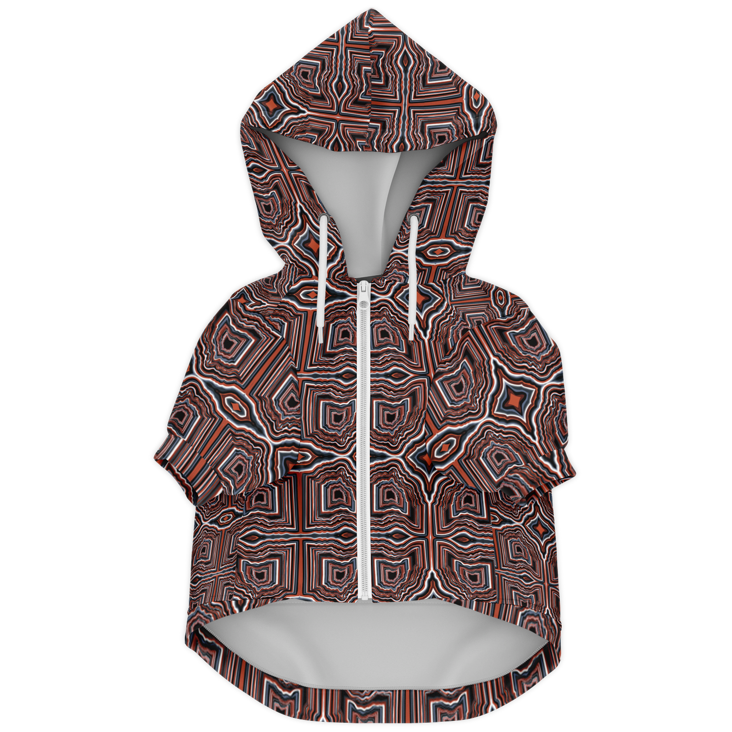 O-HIO Athletic Dog Zip-Up Hoodie - AOP