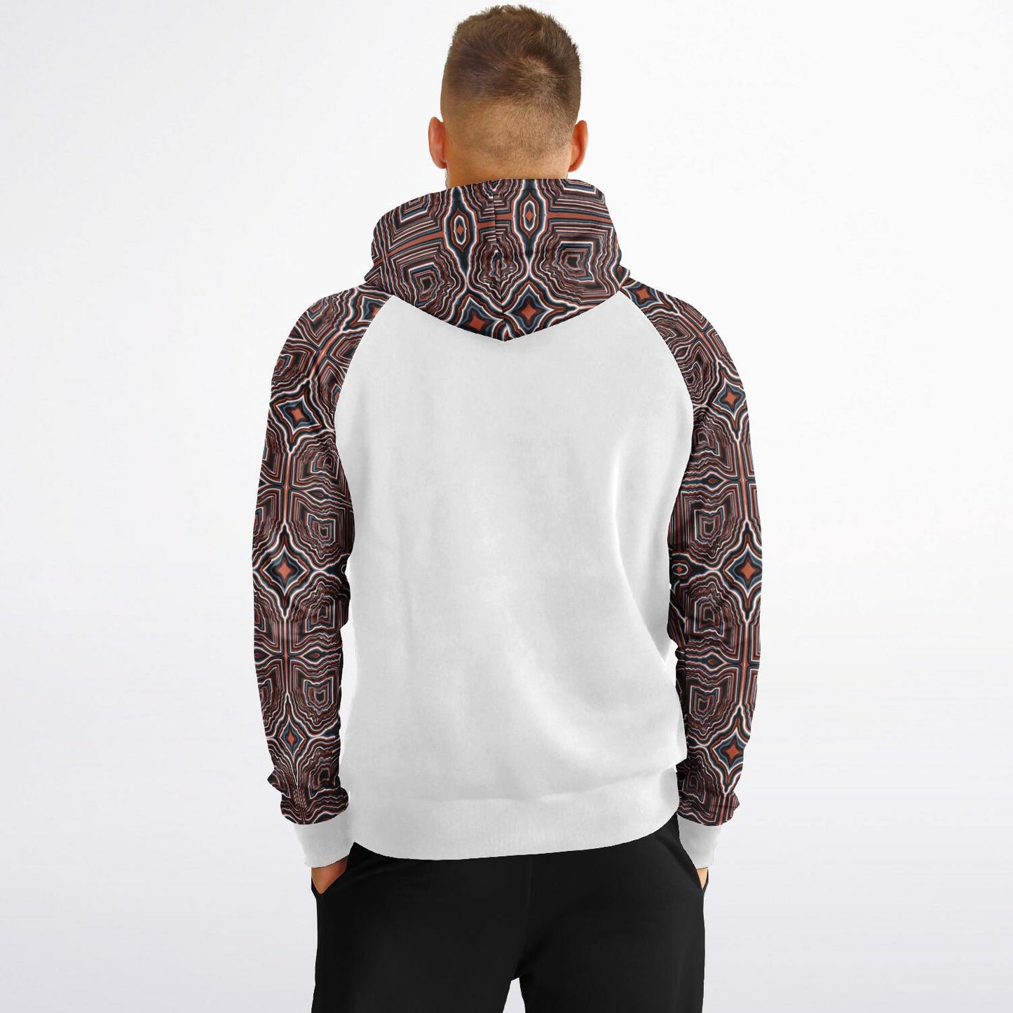 O-HIO Raglan Hoodie Solid - AOP