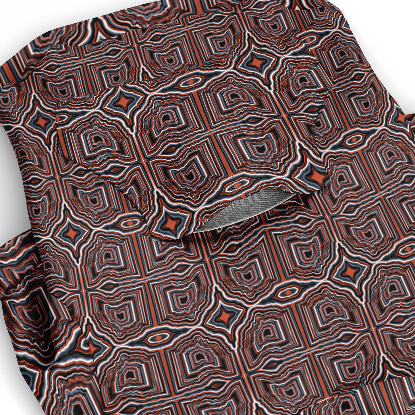 O-HIO Athletic Dog Zip-Up Hoodie - AOP