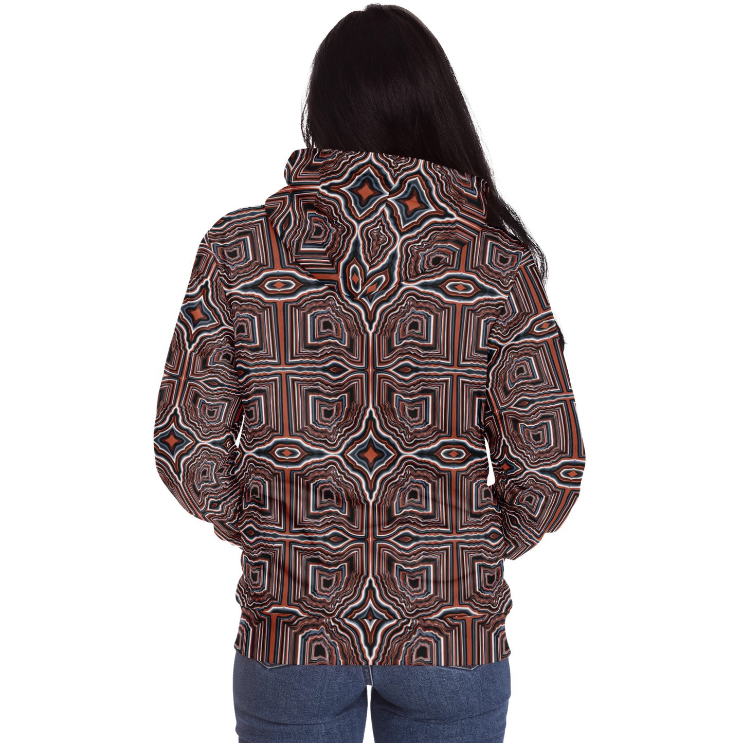 O-HIO Microfleece Ziphoodie - AOP