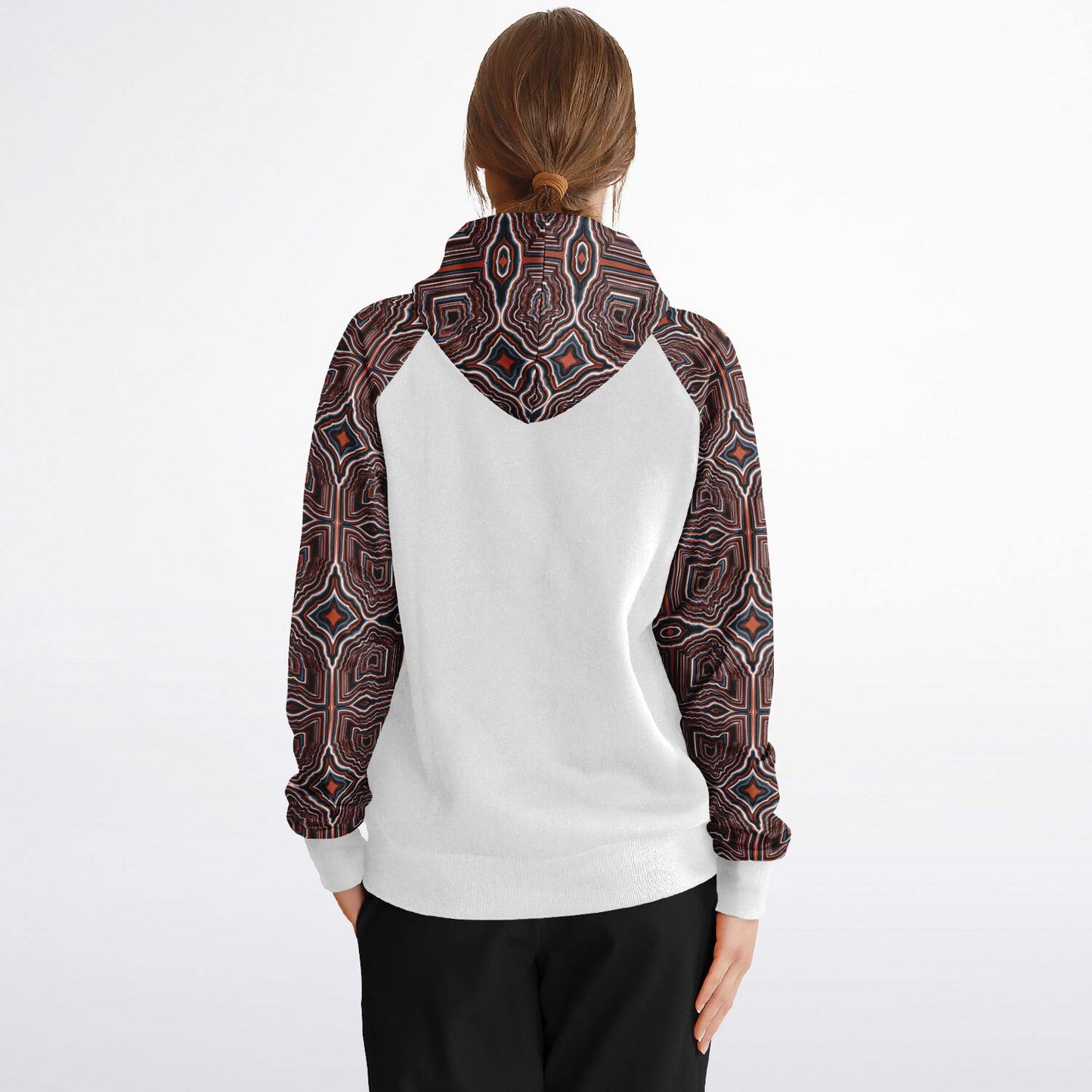O-HIO Raglan Hoodie Solid - AOP