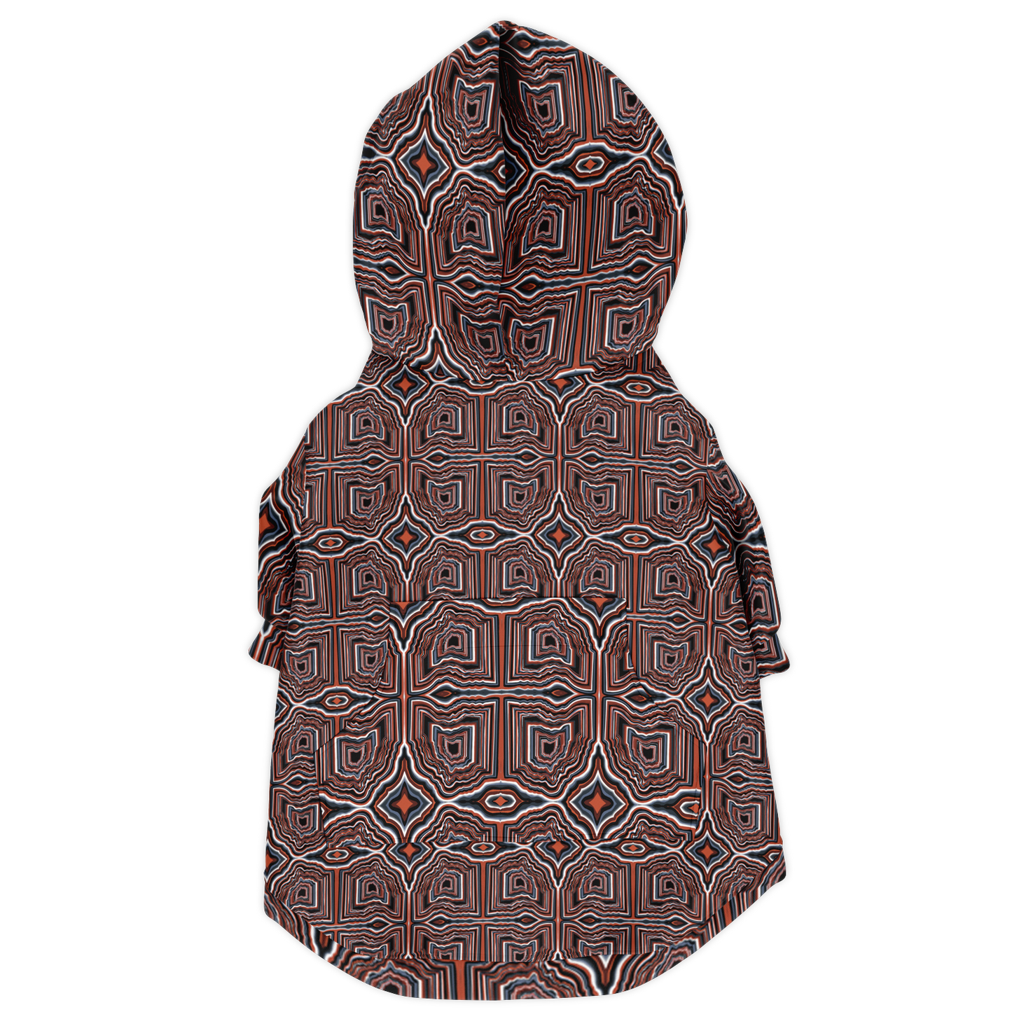 O-HIO Athletic Dog Zip-Up Hoodie - AOP