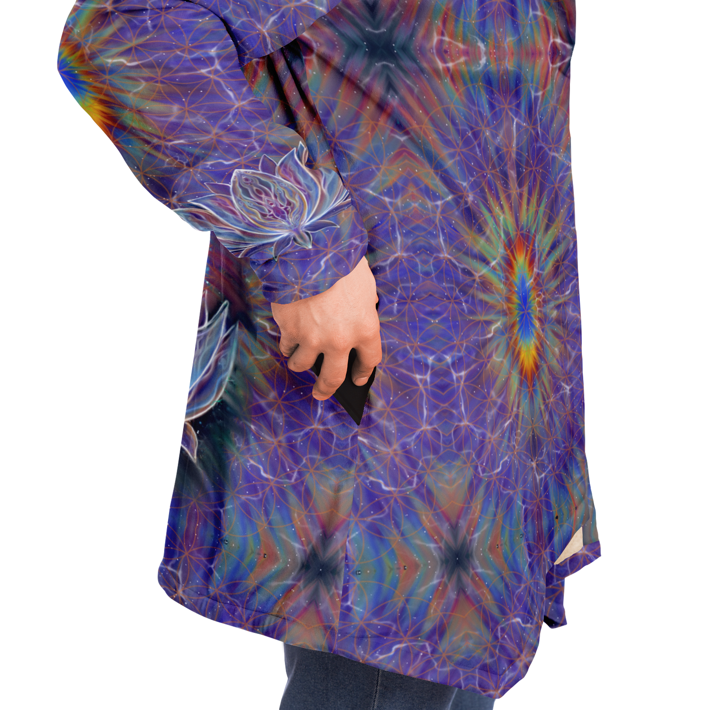 Gathering of goddesses Microfleece Cloak - AOP
