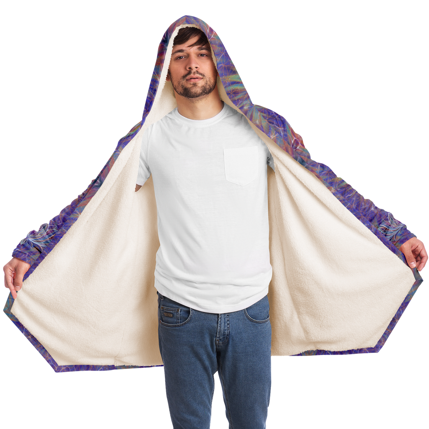 Gathering of goddesses Microfleece Cloak - AOP