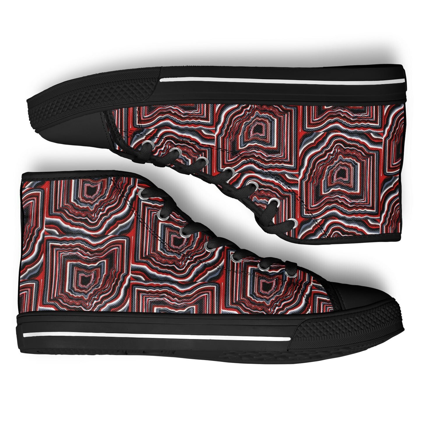 O~HIO Urban Peak High Top Shoes - AOP
