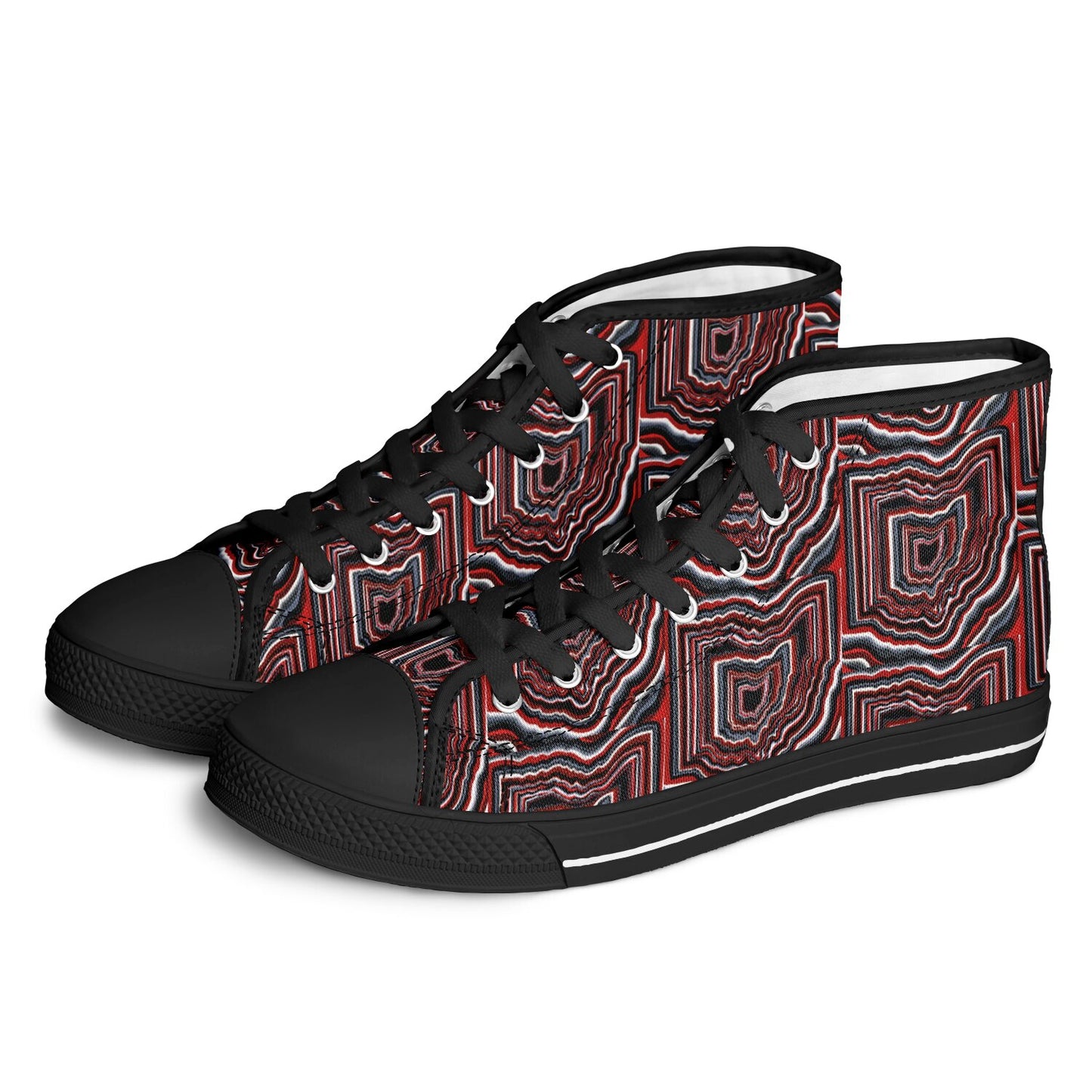 O~HIO Urban Peak High Top Shoes - AOP