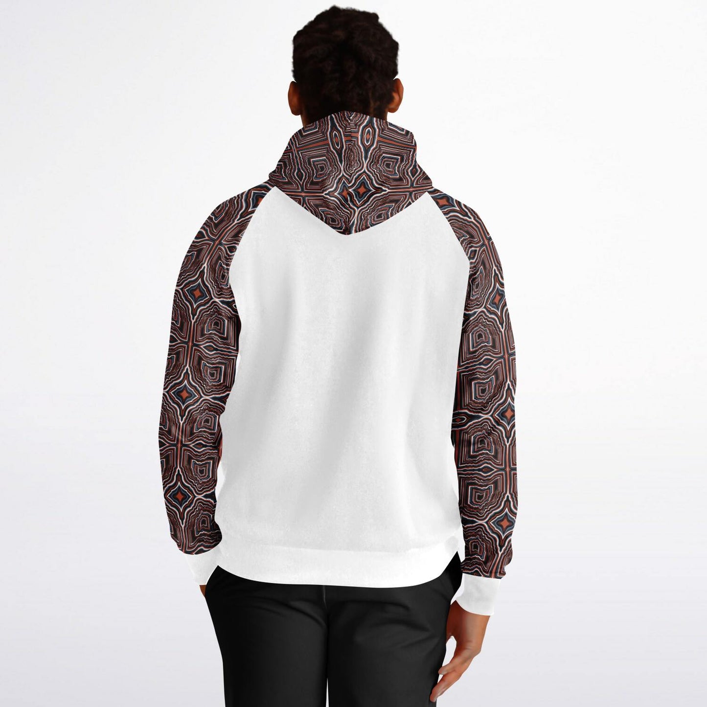 O-HIO Raglan Hoodie Solid - AOP