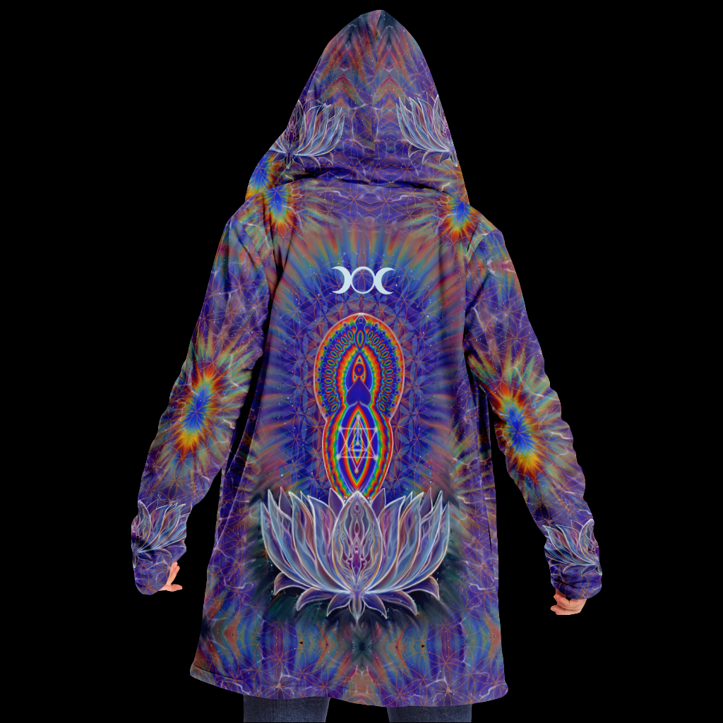 Gathering of goddesses Microfleece Cloak - AOP