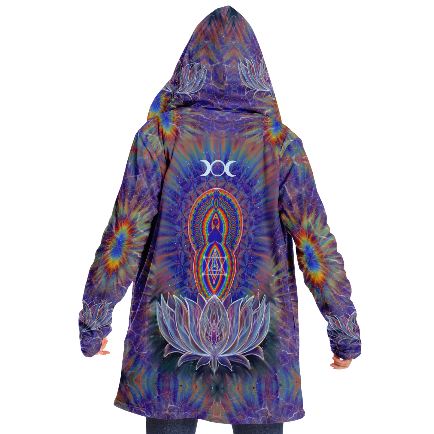Gathering of goddesses Microfleece Cloak - AOP