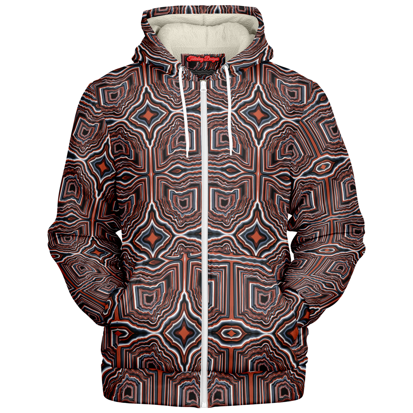 O-HIO Microfleece Ziphoodie - AOP