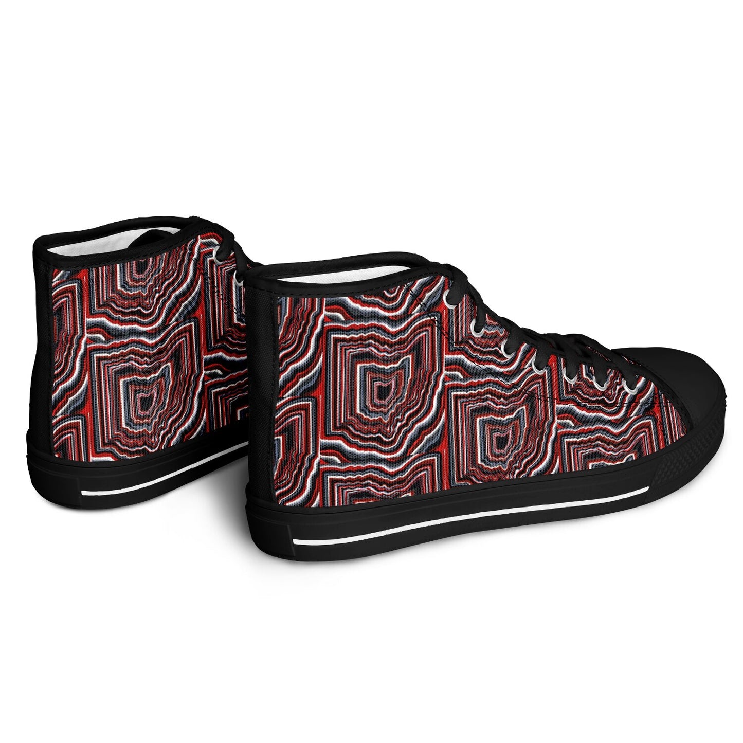 O~HIO Urban Peak High Top Shoes - AOP