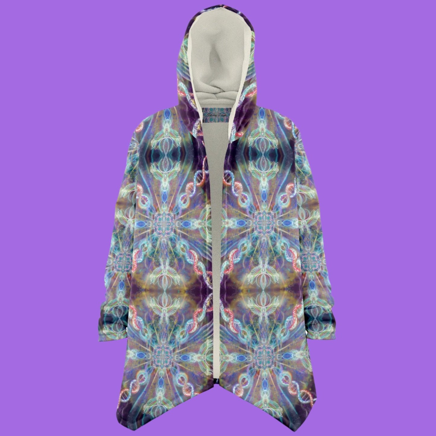 Infinite goddess Microfleece Cloak - AOP