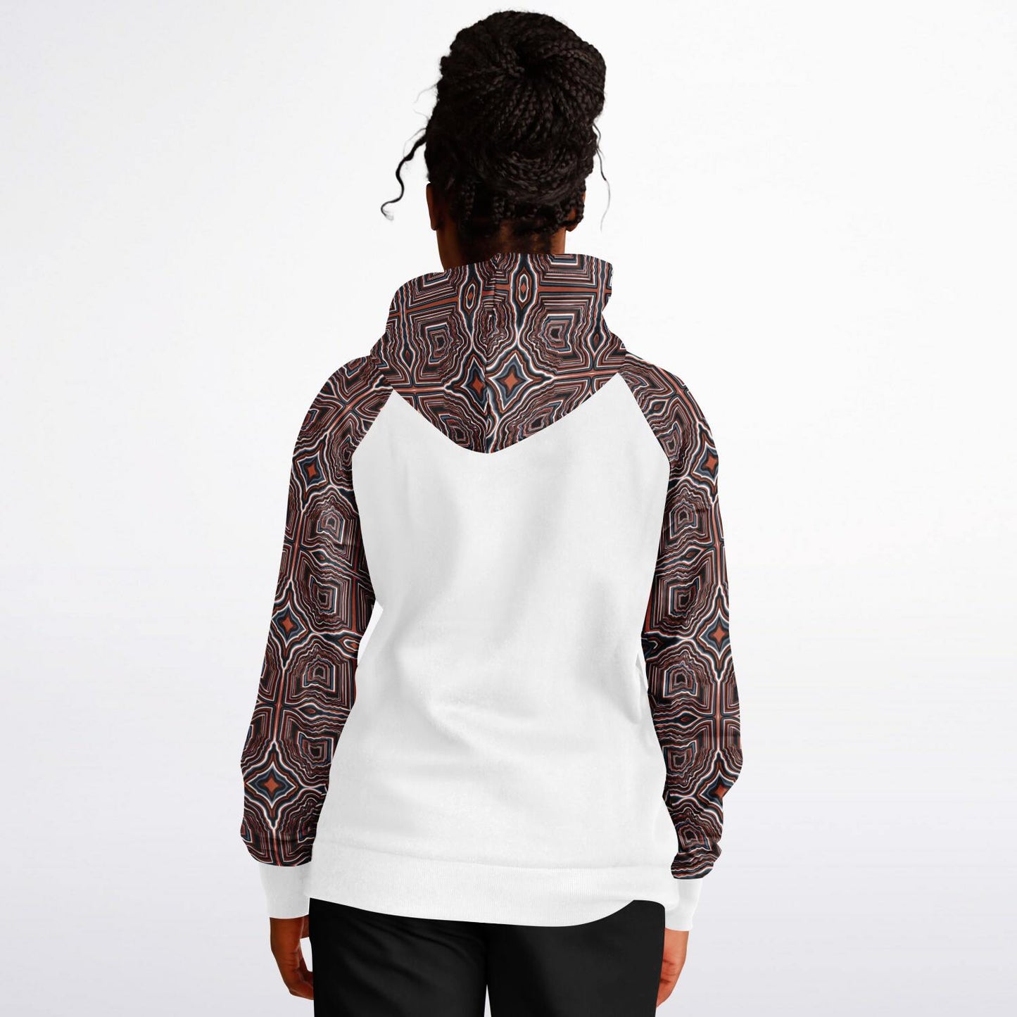 O-HIO Raglan Hoodie Solid - AOP