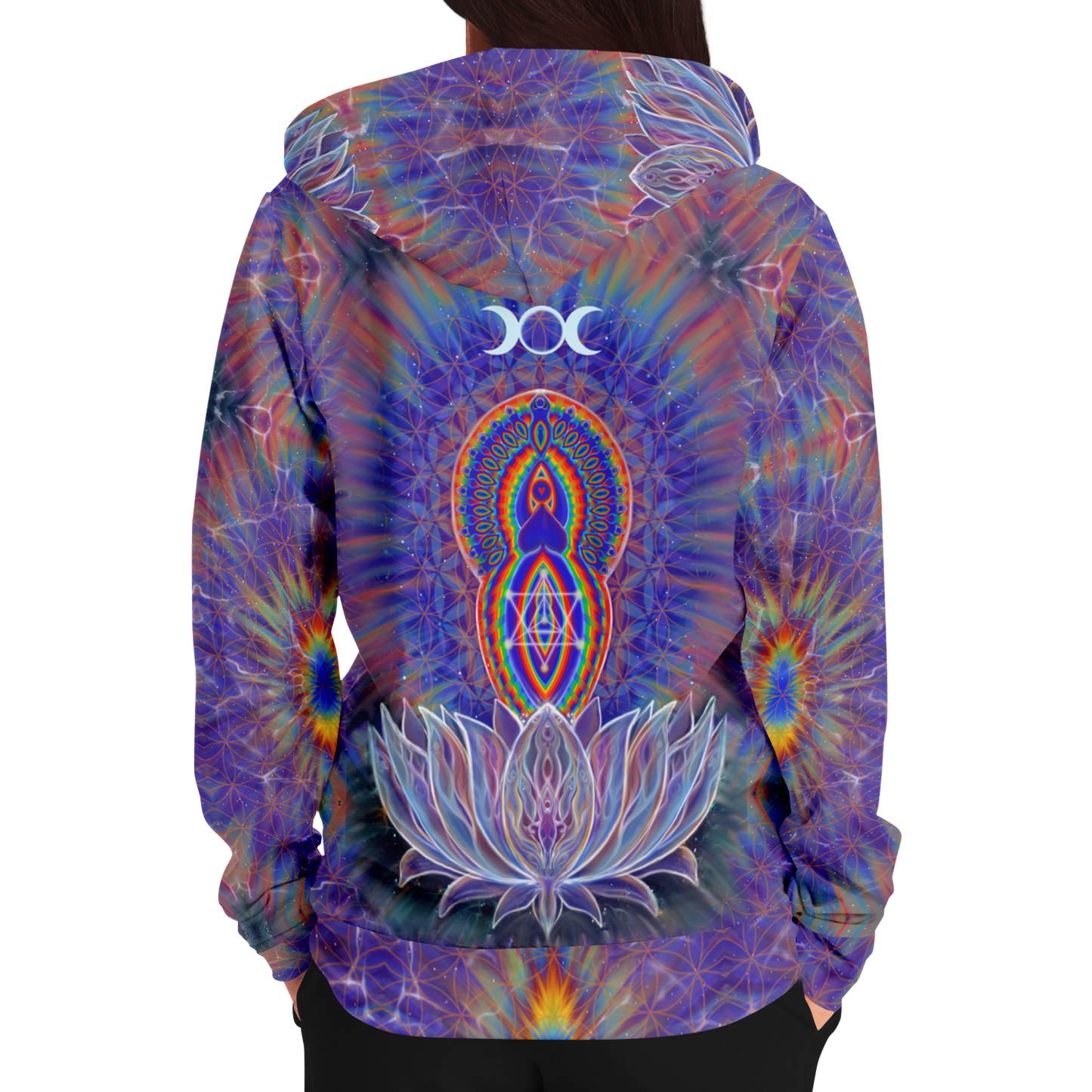 Goddess gathering 2024 Fashion Zip-Up Hoodie - AOP