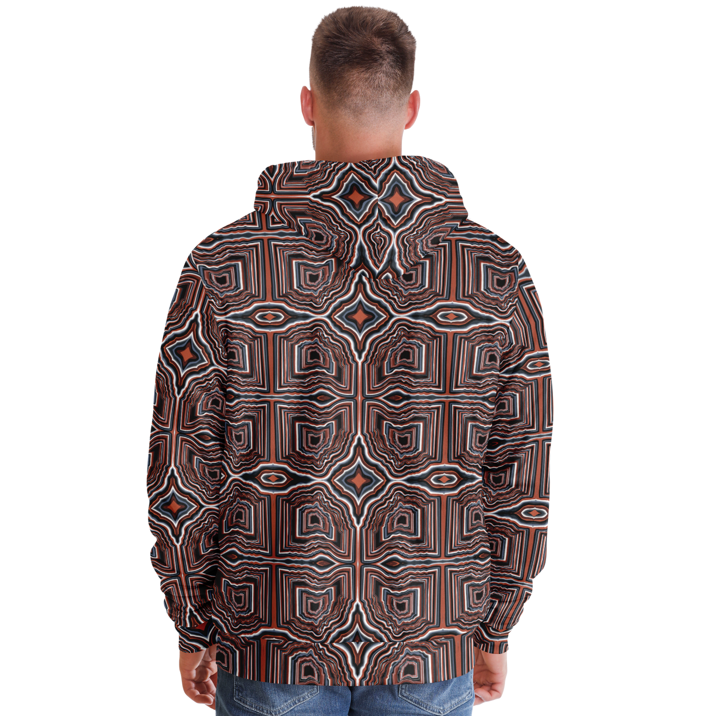 O-HIO Microfleece Ziphoodie - AOP