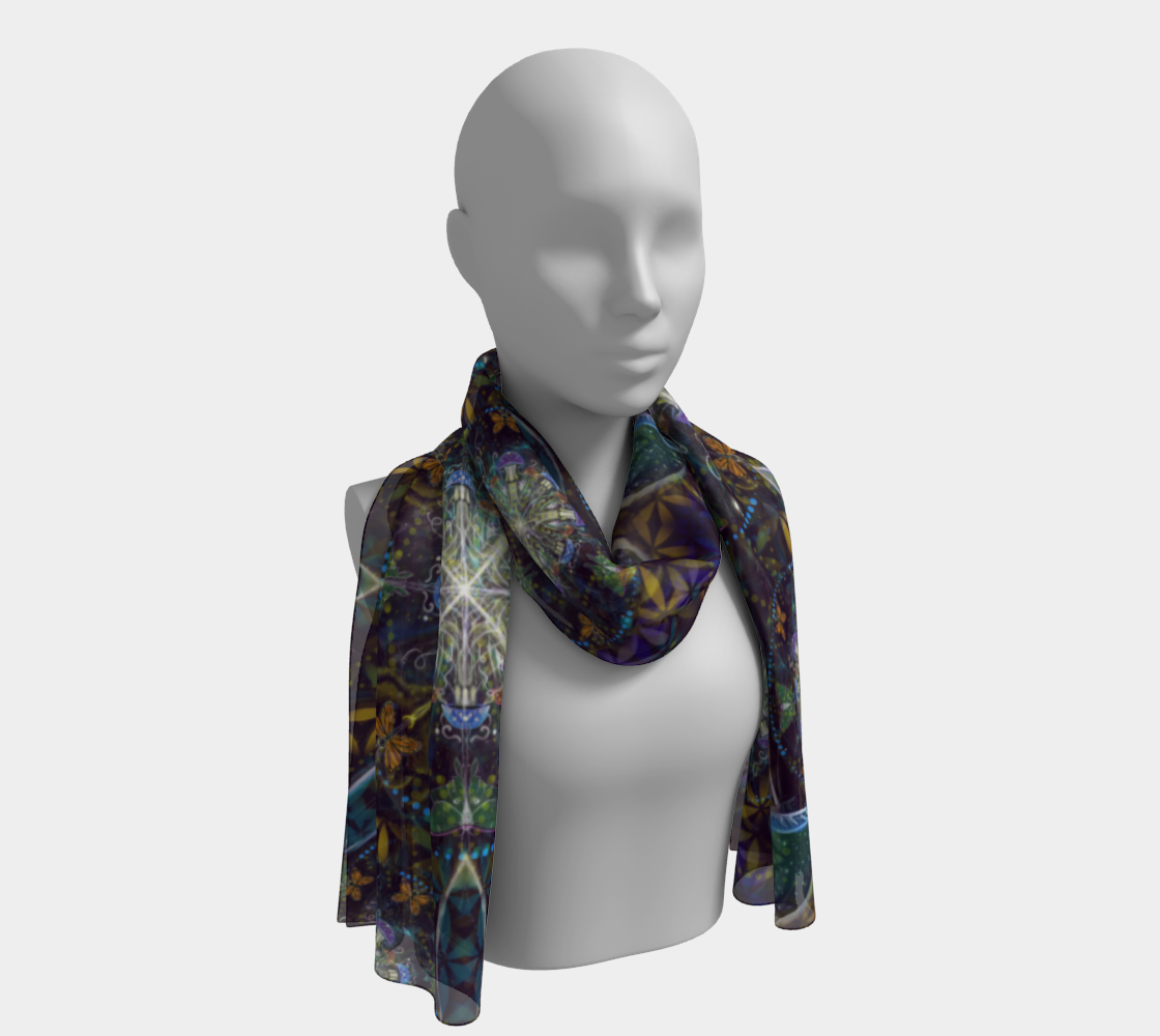 Mushroom madness scarf