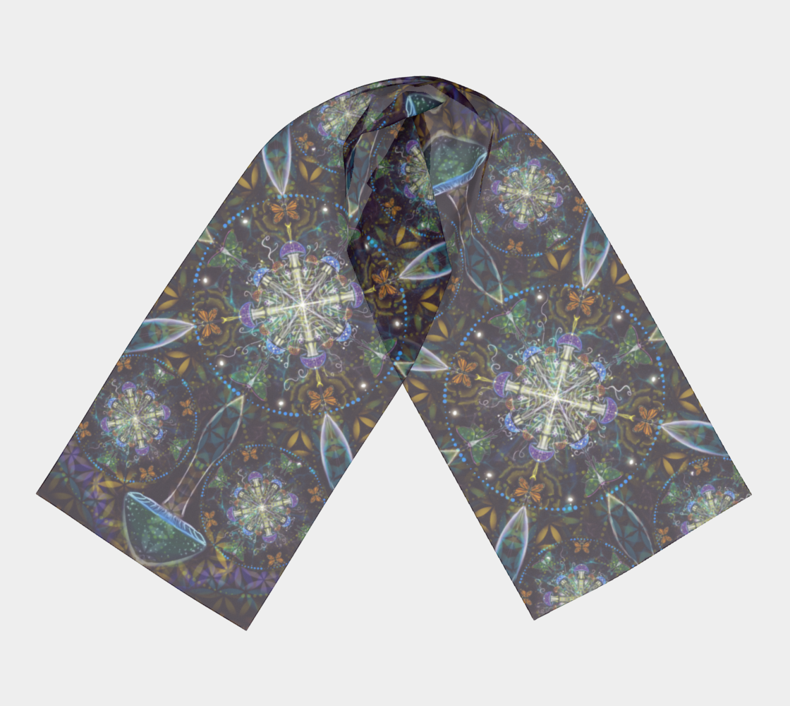 Mushroom madness scarf