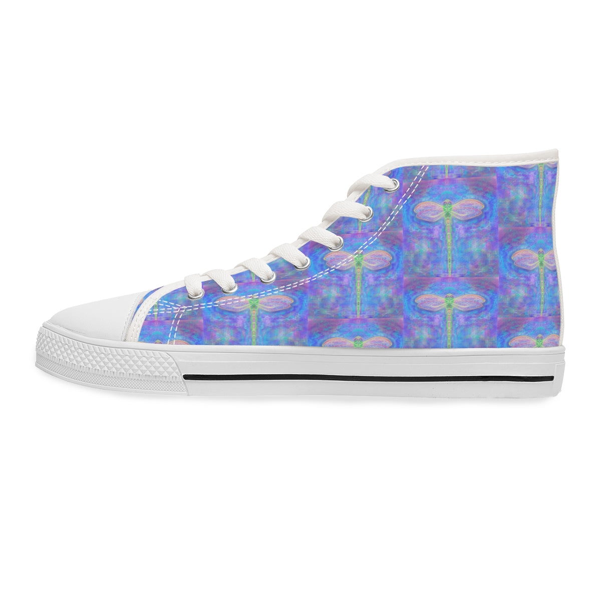 Dragonfly vibration Women's High Top Sneakers