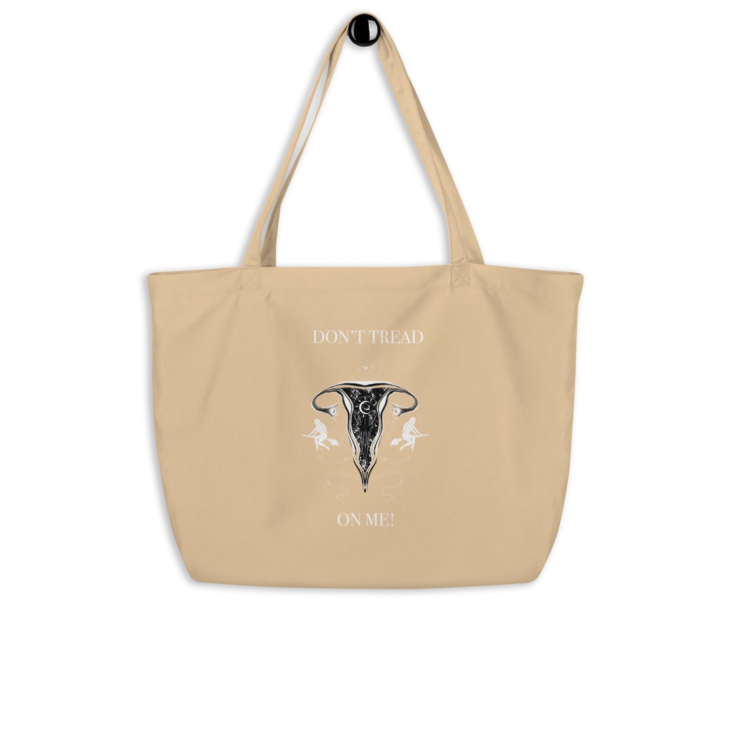 Large organic tote bag
