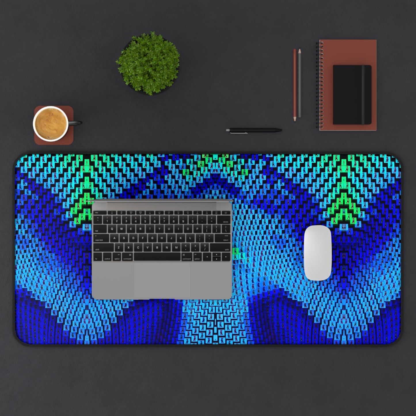 Stylish Desk Mat, Vibrant Office Accessory, Unique Gift for Gamers, Bohemian Decor, Eco-Friendly Desk Pad, Desk Accessories