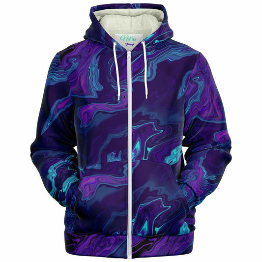 Microfleece Ziphoodie - AOP