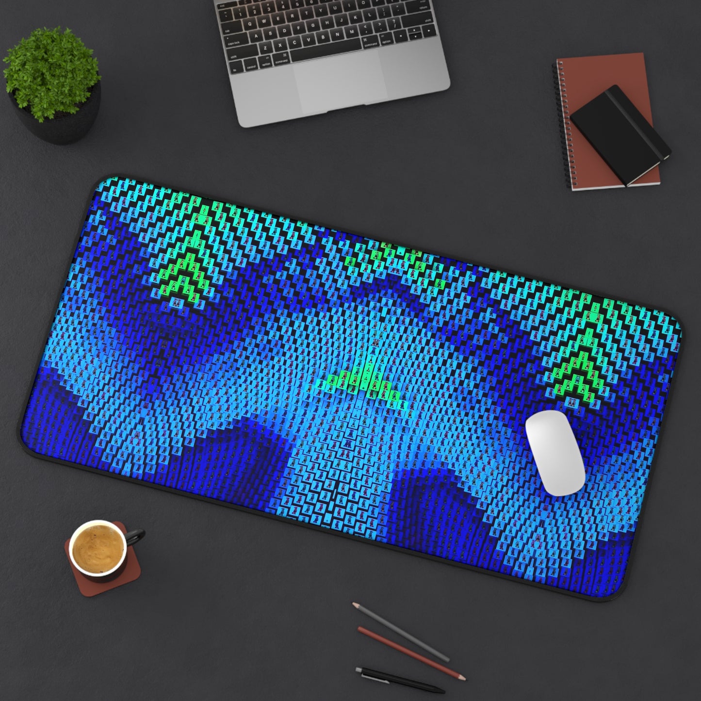 Stylish Desk Mat, Vibrant Office Accessory, Unique Gift for Gamers, Bohemian Decor, Eco-Friendly Desk Pad, Desk Accessories
